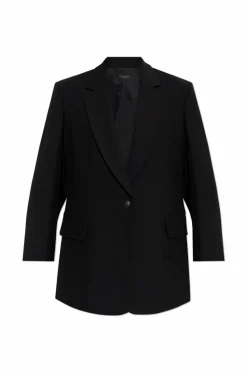 Rag & Bone CZARNY Marynarka z otwartymi klapami