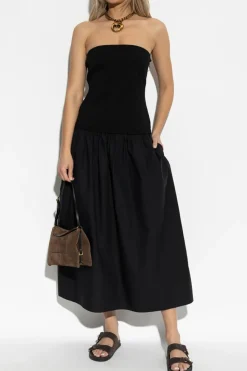 Rag & Bone CZARNY Sukienka z odkrytymi ramionami