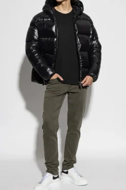 Rag & Bone CZARNY T-shirt z logo