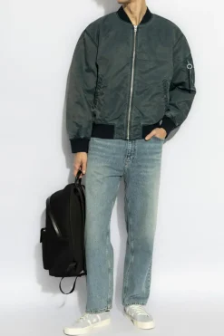Rag & Bone GRANATOWY Kurtka `Manston`