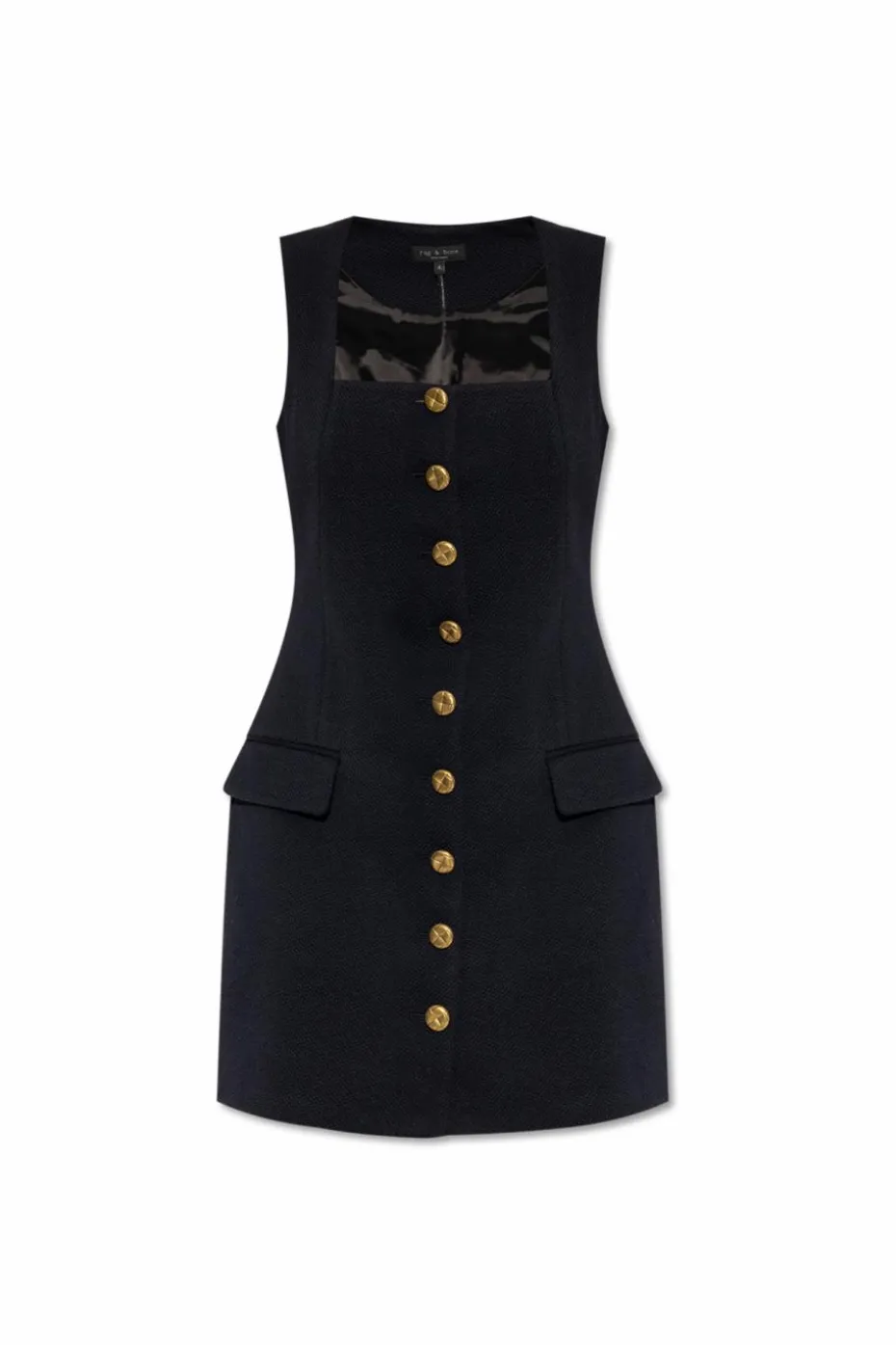 Rag & Bone GRANATOWY Sukienka `Mariana`