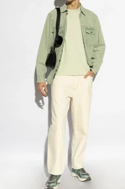 Rag & Bone kremowy Jeansy typu `Baggy`