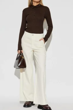Rag & Bone kremowy Jeansy `Sofie`