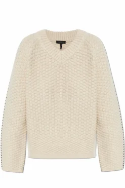 Rag & Bone kremowy Sweter `Norma`