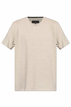 Rag & Bone kremowy T-shirt z okrągłym dekoltem