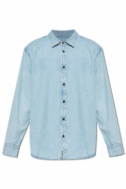 Rag & Bone NIEBIESKI Jeansowa koszula