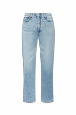 Rag & Bone NIEBIESKI Jeansy ‘Harlow’ typu ‘straight’