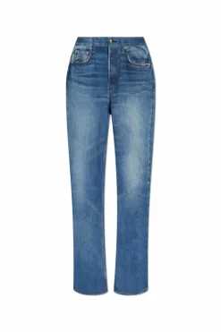 Rag & Bone NIEBIESKI Jeansy z nogawkami o prostym kroju