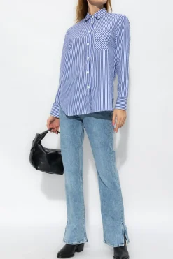 Rag & Bone NIEBIESKI Koszula ze wzorem w paski