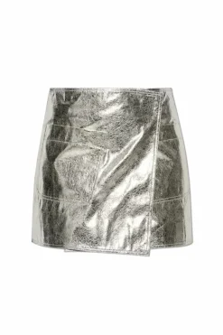 Rag & Bone SREBRNY Spódnica `Kryla`
