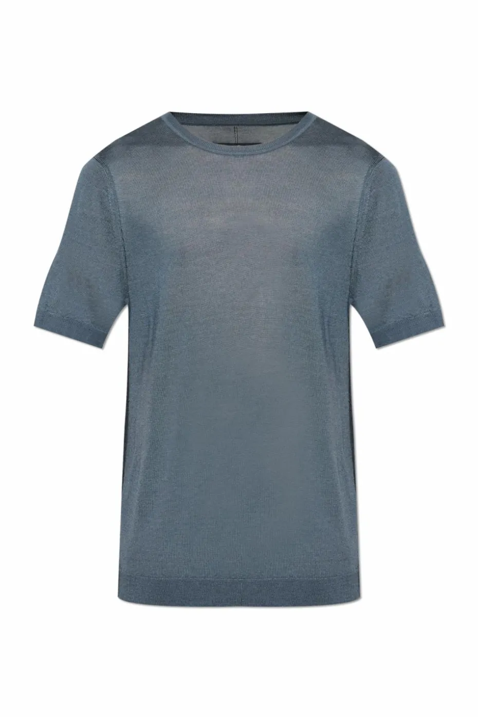 Rag & Bone SZARY T-shirt z okrągłym dekoltem