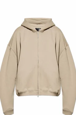 Represent beżowy Bluza z kapturem