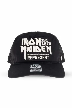 Represent CZARNY Czapka z daszkiem