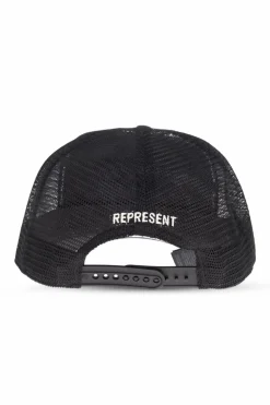 Represent CZARNY Czapka z daszkiem