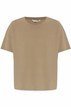 Rethinkit Studios beżowy T-shirt `Vela`