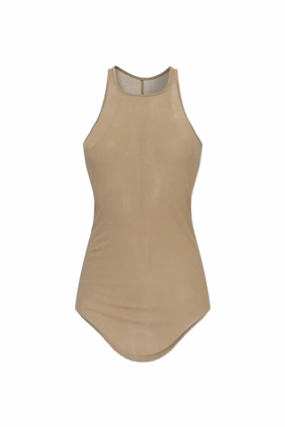 Rick Owens beżowy Top `Bacic Rib`