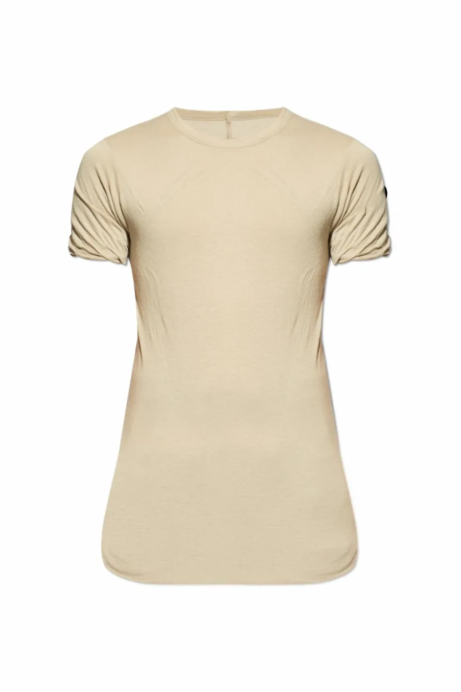 Rick Owens beżowy T-shirt `Double`