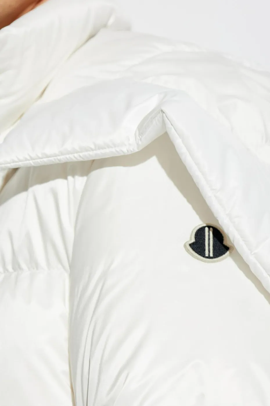 Rick Owens BIAŁY Rick Owens x Moncler