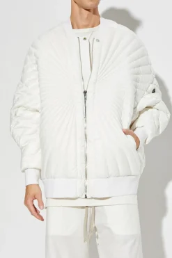 Rick Owens BIAŁY Rick Owens x Moncler