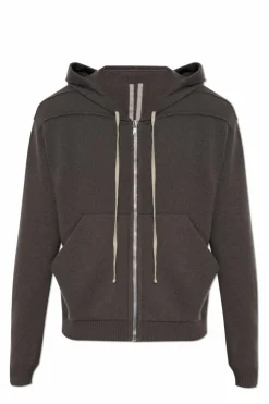 Rick Owens BRĄZOWY Bluza `Zipped`