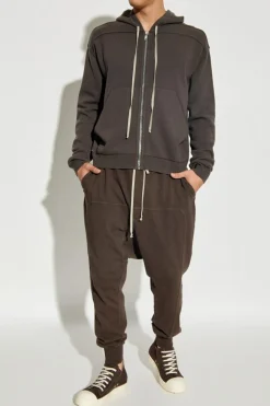 Rick Owens BRĄZOWY Bluza `Zipped`