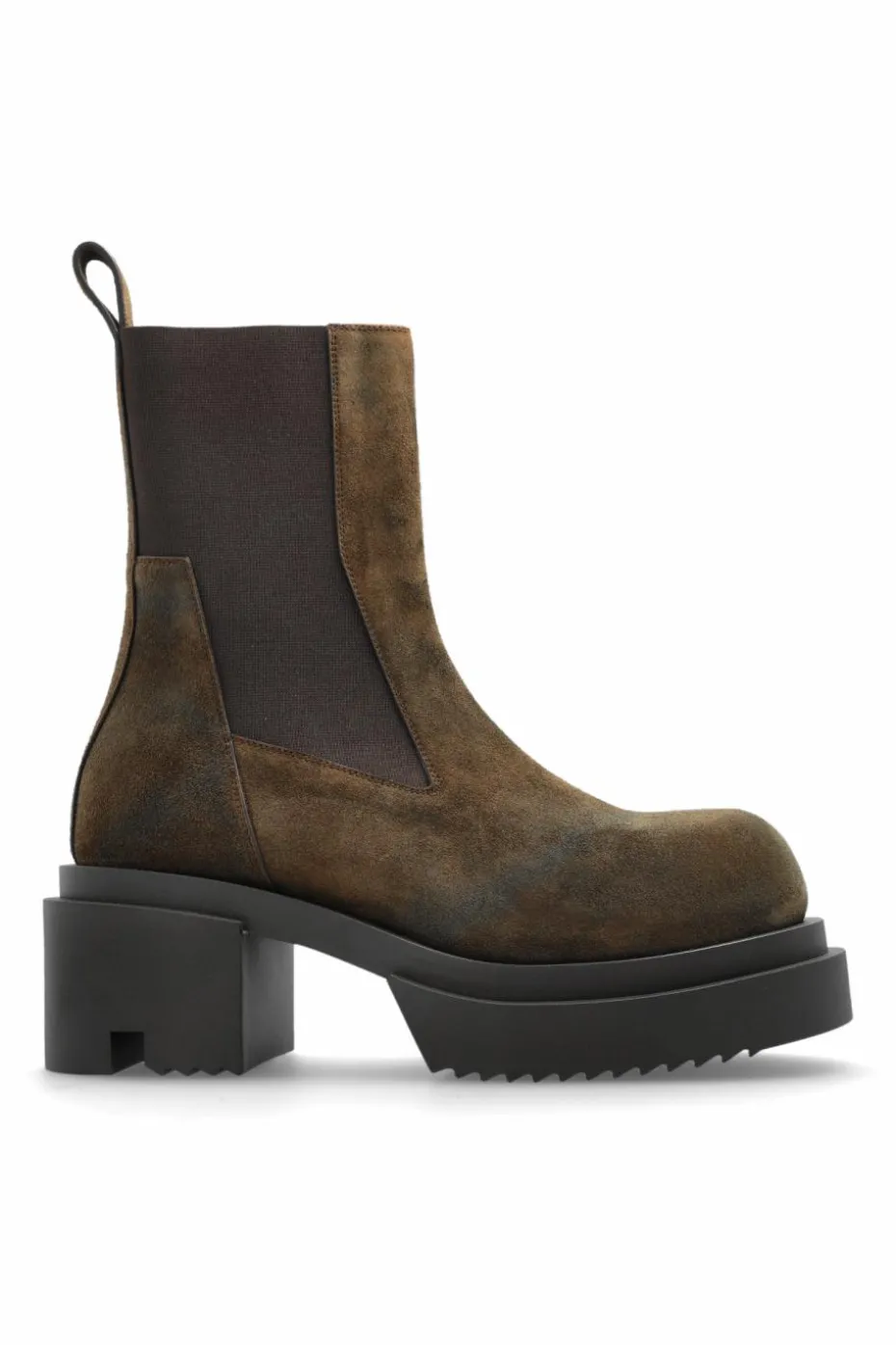 Rick Owens BRĄZOWY Botki za kostkę