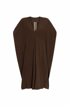 Rick Owens BRĄZOWY Sukienka `SL Tommykite V`