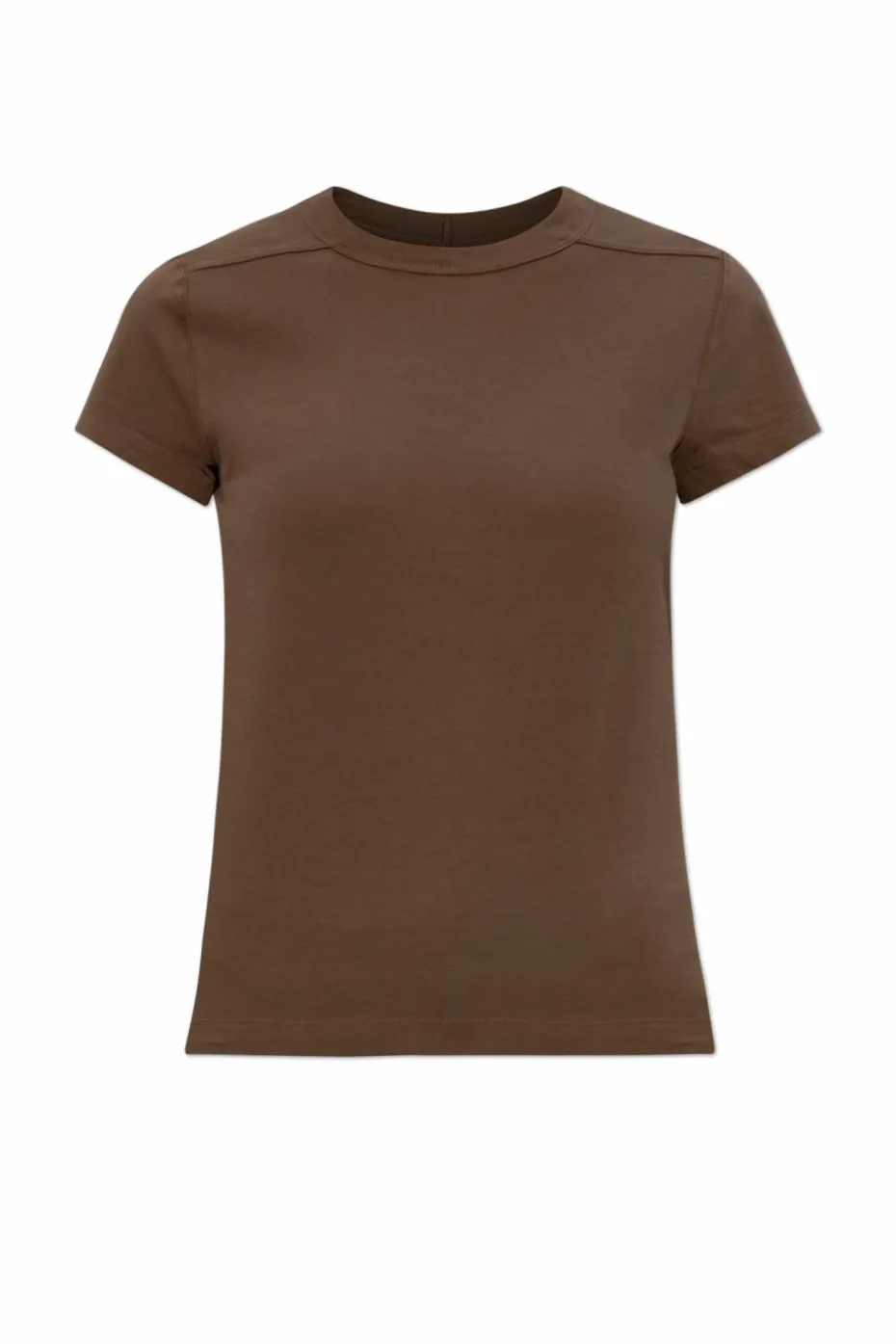 Rick Owens BRĄZOWY Top `Cropped Level T`