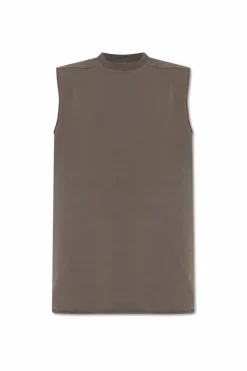 Rick Owens BRĄZOWY Top o luźnym kroju