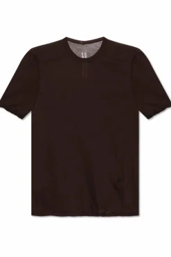 Rick Owens BRĄZOWY T-shirt `Level T`