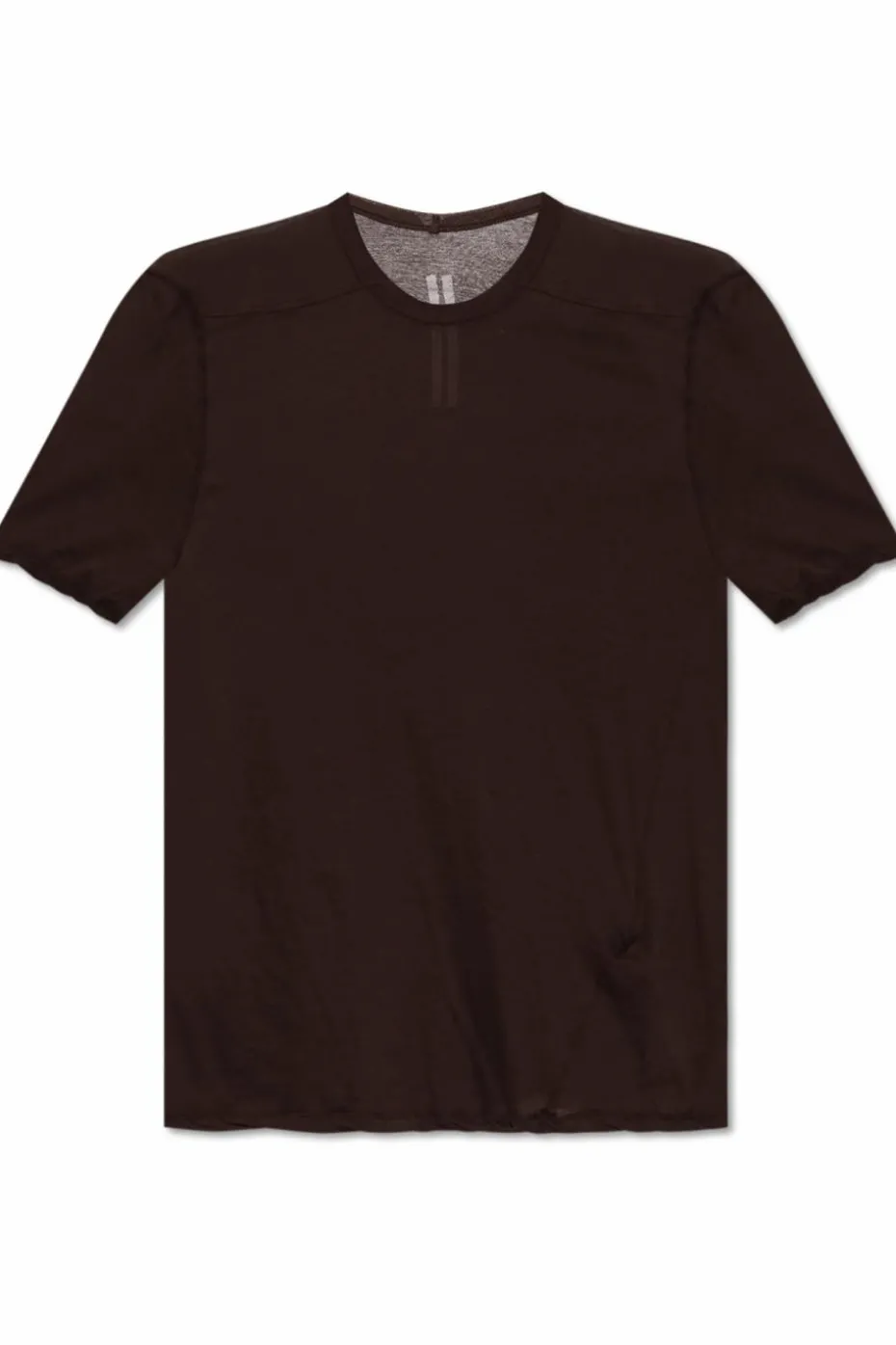 Rick Owens BRĄZOWY T-shirt `Level T`