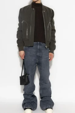 Rick Owens BRĄZOWY Wełniany sweter