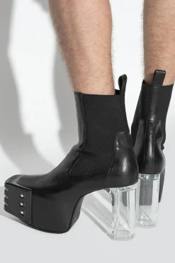 Rick Owens CZARNY Buty na platformie
