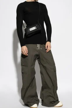 Rick Owens CZARNY Okulary przeciwsłoneczne ‘Shielding’