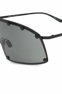 Rick Owens CZARNY Okulary przeciwsłoneczne ‘Shielding’