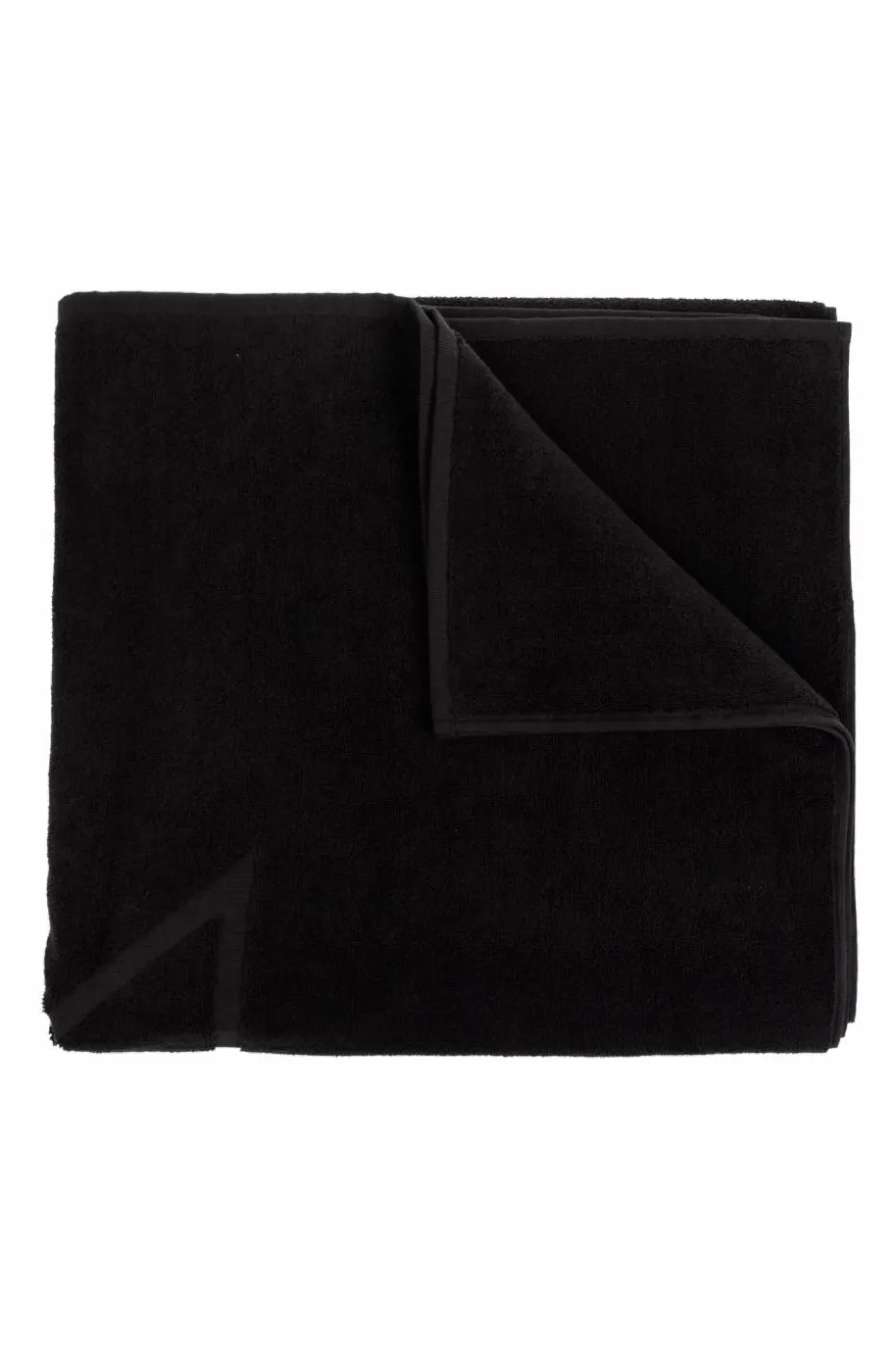 Rick Owens CZARNY Ręcznik z logo