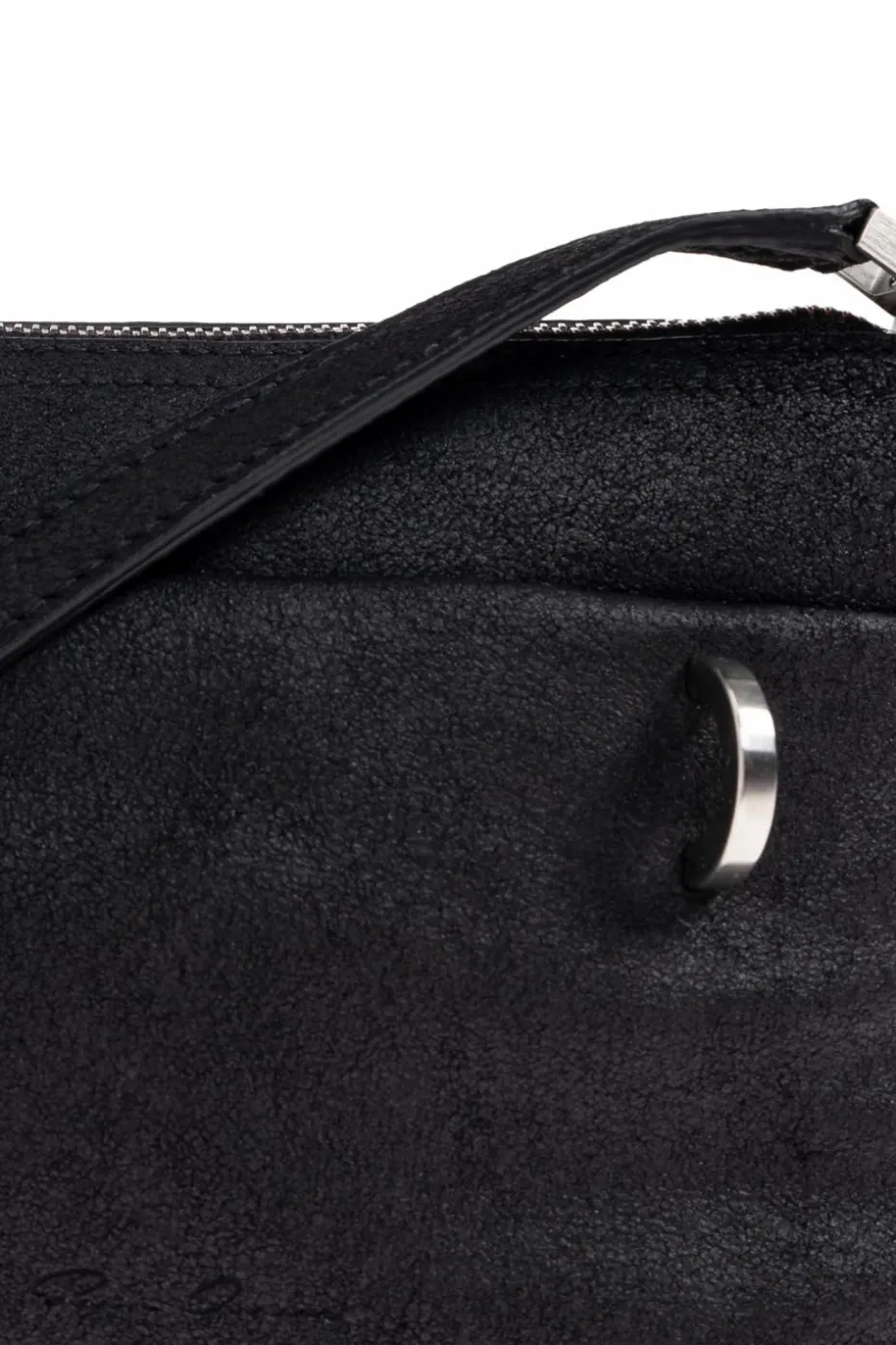 Rick Owens CZARNY Skórzana torba `Small Adri`