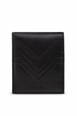 Rick Owens CZARNY Skórzane etui na karty