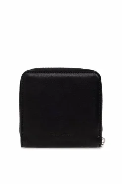Rick Owens CZARNY Skórzany portfel