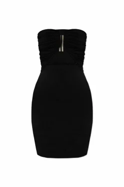Rick Owens CZARNY Sukienka `Prong`