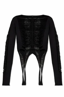 Rick Owens CZARNY Sweter `Tanja`