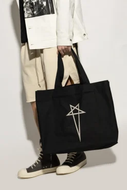 Rick Owens CZARNY Torba na ramię `Beach Bag`