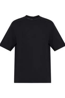 Rick Owens CZARNY T-shirt z okrągłym dekoltem