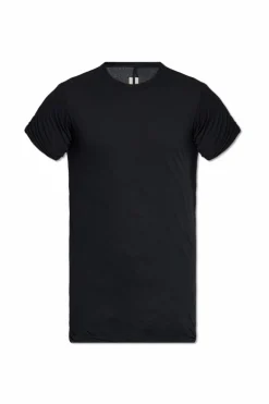 Rick Owens CZARNY T-shirt `Double`
