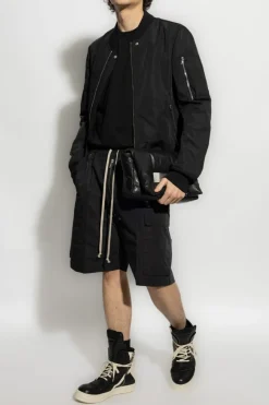 Rick Owens CZARNY T-shirt 'Jumbo SS'