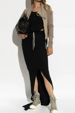 Rick Owens DRKSHDW beżowy Bluza `Mountain`