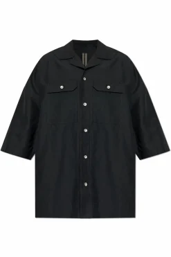 Rick Owens DRKSHDW CZARNY Koszula `Tommy`