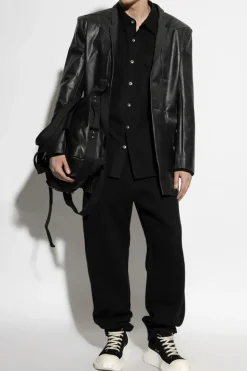 Rick Owens DRKSHDW CZARNY Koszula z kieszeniami