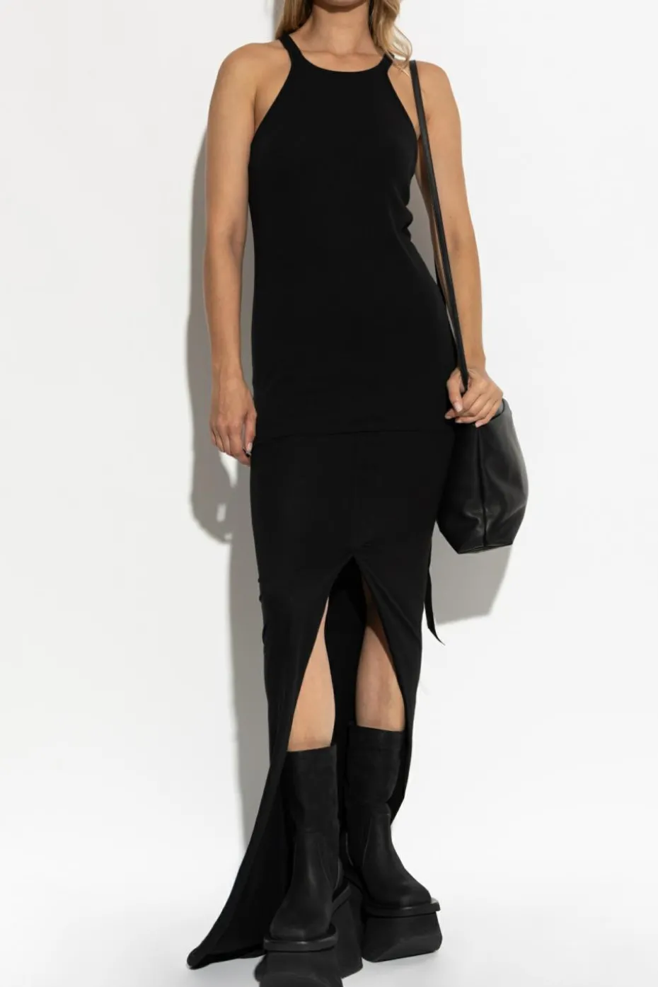 Rick Owens DRKSHDW CZARNY Top `Racer`