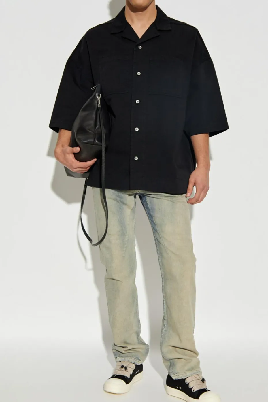Rick Owens DRKSHDW jasnoniebieski Jeansy `Fog`